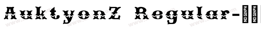 AuktyonZ Regular字体转换